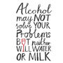 'Alcohol May Not Solve Your Problems' Card, thumbnail 2 of 2