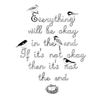 'Everything Will Be Okay' Card, 2 of 2