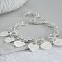Personalised Sterling Silver Loved Ones Charm Bracelet, thumbnail 3 of 11