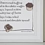 Personalised Chocolate Print With Chocolate Poem, thumbnail 5 of 5