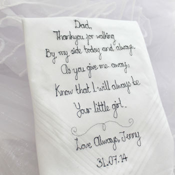 Father Of The Bride Handkerchief, 5 of 8