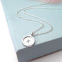 Personalised Sterling Silver Initial Charm Necklace, thumbnail 8 of 12