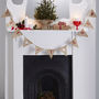 Christmas 'Let it Snow' Hessian Bunting, thumbnail 1 of 2