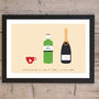 Personalised 'Love Tea, Adore Gin, Worship Champagne', thumbnail 1 of 8