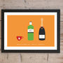 Personalised 'Love Tea, Adore Gin, Worship Champagne', thumbnail 5 of 8