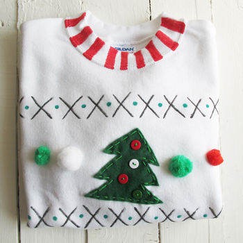 adults make your own christmas jumper craft kit by sarah hurley