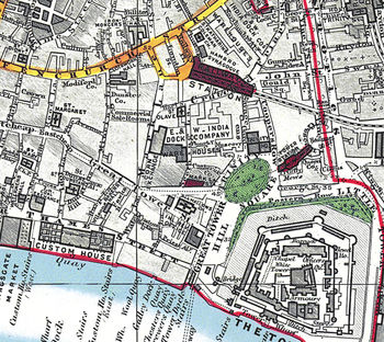 Vintage London Street Map Wallpaper, 2 of 3