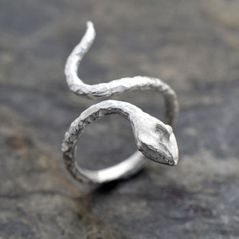 Sterling Silver Snake Ring, 4 of 6