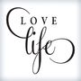'Love Life' Joined Wall Decal, thumbnail 2 of 3