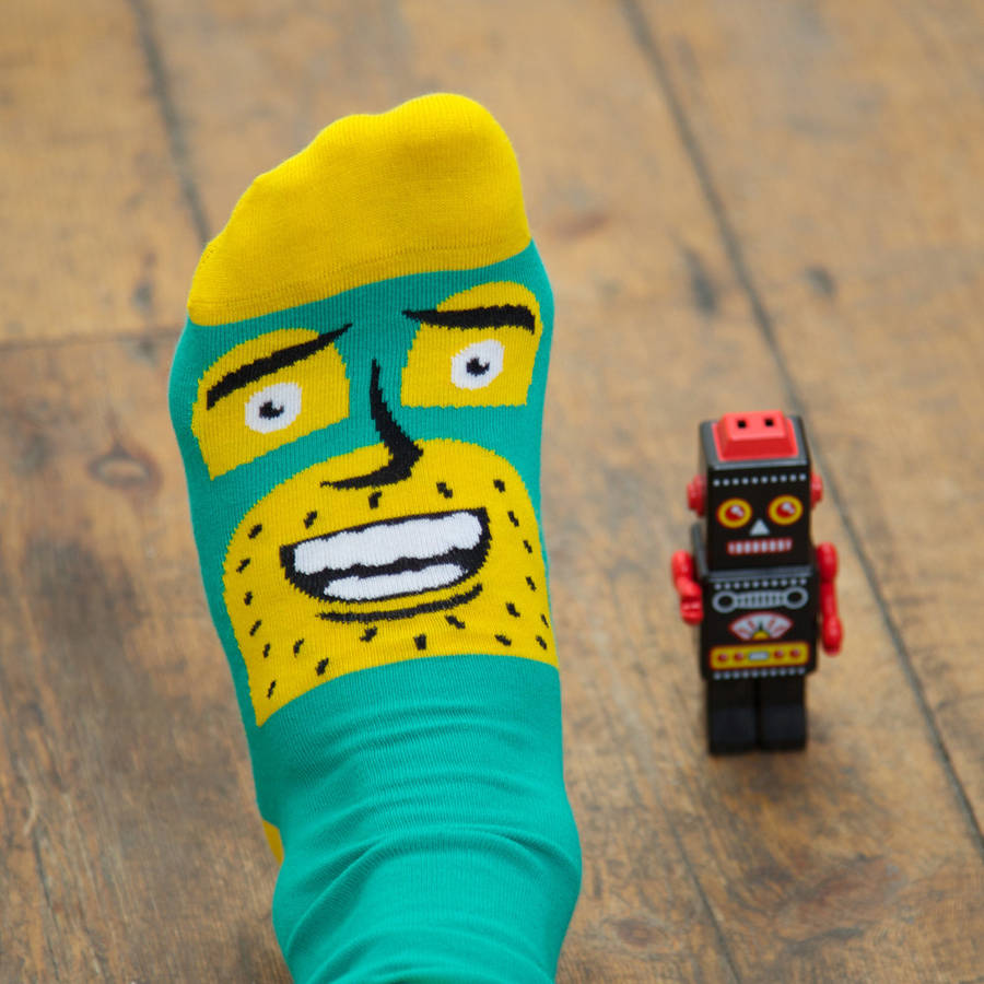 commander awesome cool socks by chattyfeet | notonthehighstreet.com