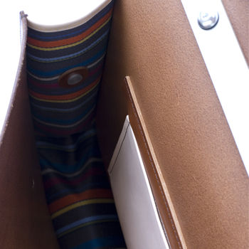Luxury Handmade Leather Briefcase Satchel, 5 of 11