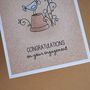 Love Birds, Personalised Engagement Card, thumbnail 2 of 4