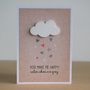 When Skies Are Grey, Greetings Card, thumbnail 1 of 4
