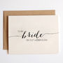 'To My Bride' Wedding Day Card, thumbnail 2 of 4