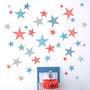 Children's Patterned Star Wall Stickers, thumbnail 1 of 2