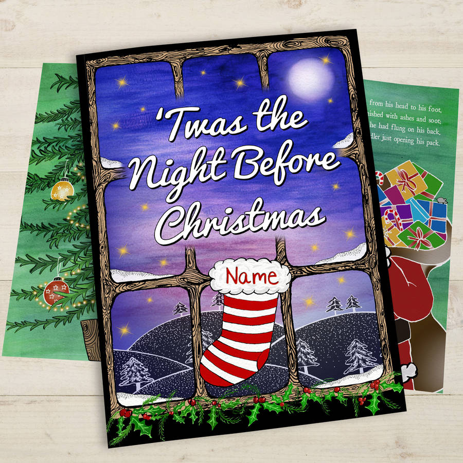 Twas The Night Before Christmas Personalised Book By The Letteroom