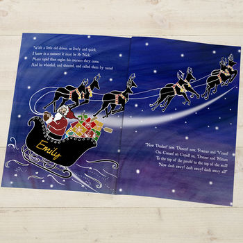 Twas The Night Before Christmas Personalised Book, 3 of 8
