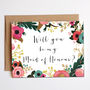 'Will You Be My Bridesmaid' Card, thumbnail 3 of 5