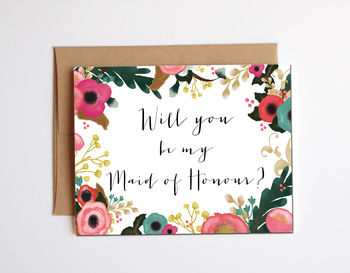 'Will You Be My Bridesmaid' Card, 3 of 5