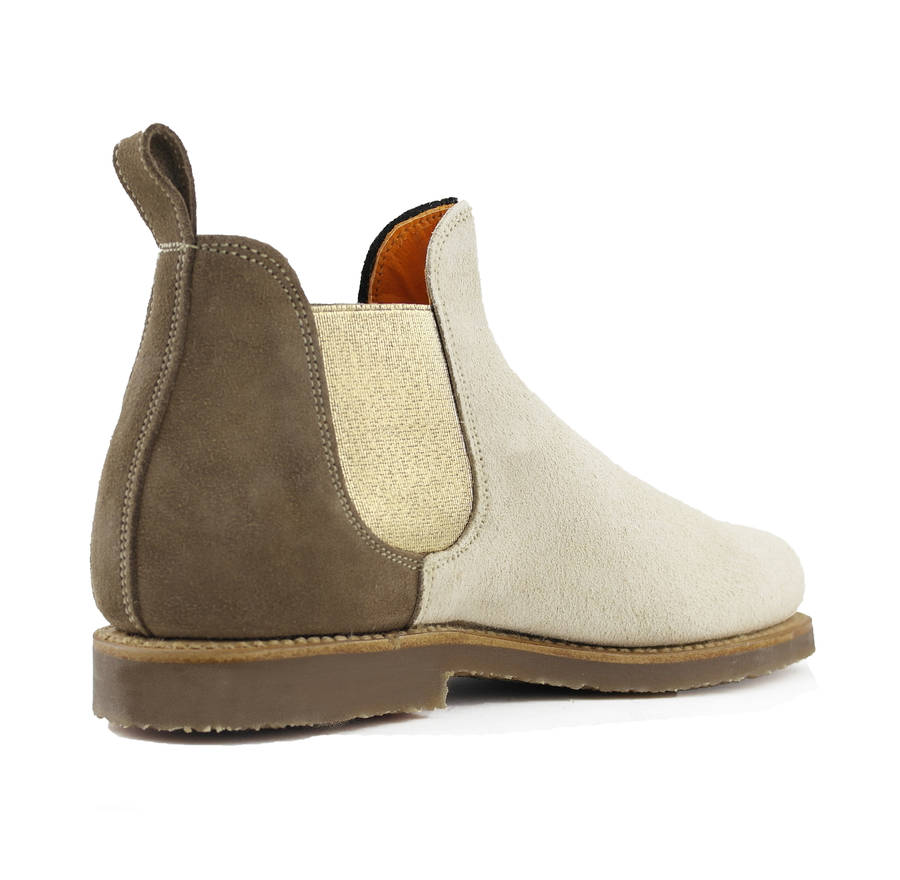 two tone chelsea boot