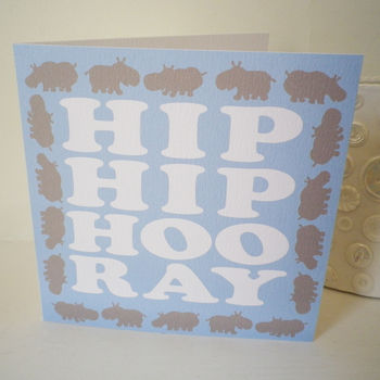 Hip Hip Hooray Congratulations Card, 8 of 9
