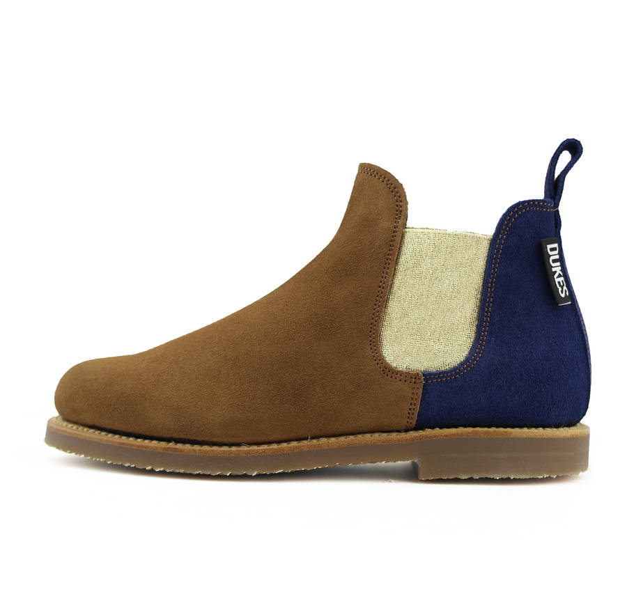 two tone chelsea boot