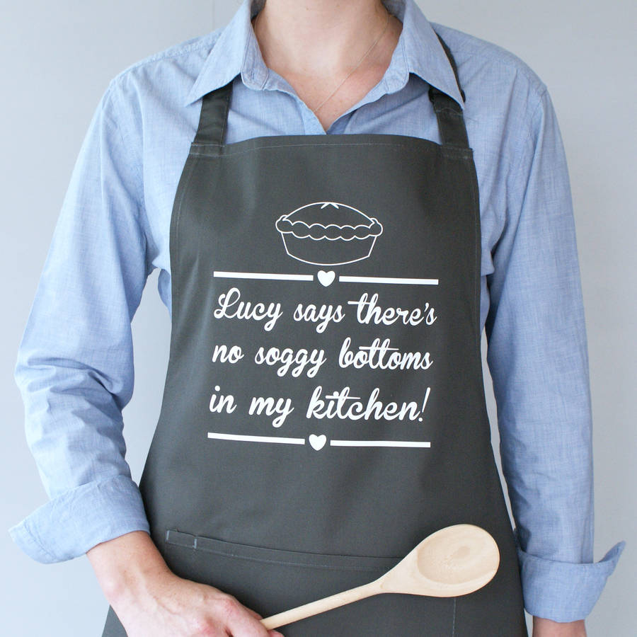 personalised great british apron by sparks and daughters
