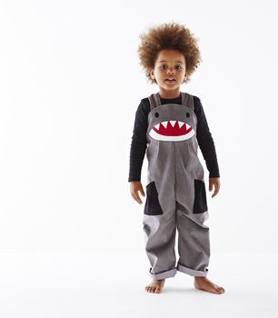 Shark Dungarees Costume, 3 of 6