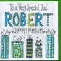 Personalised Dad Birthday Card, thumbnail 1 of 3