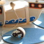 Wooden Pirate Ship And Pirates Playset, thumbnail 4 of 5