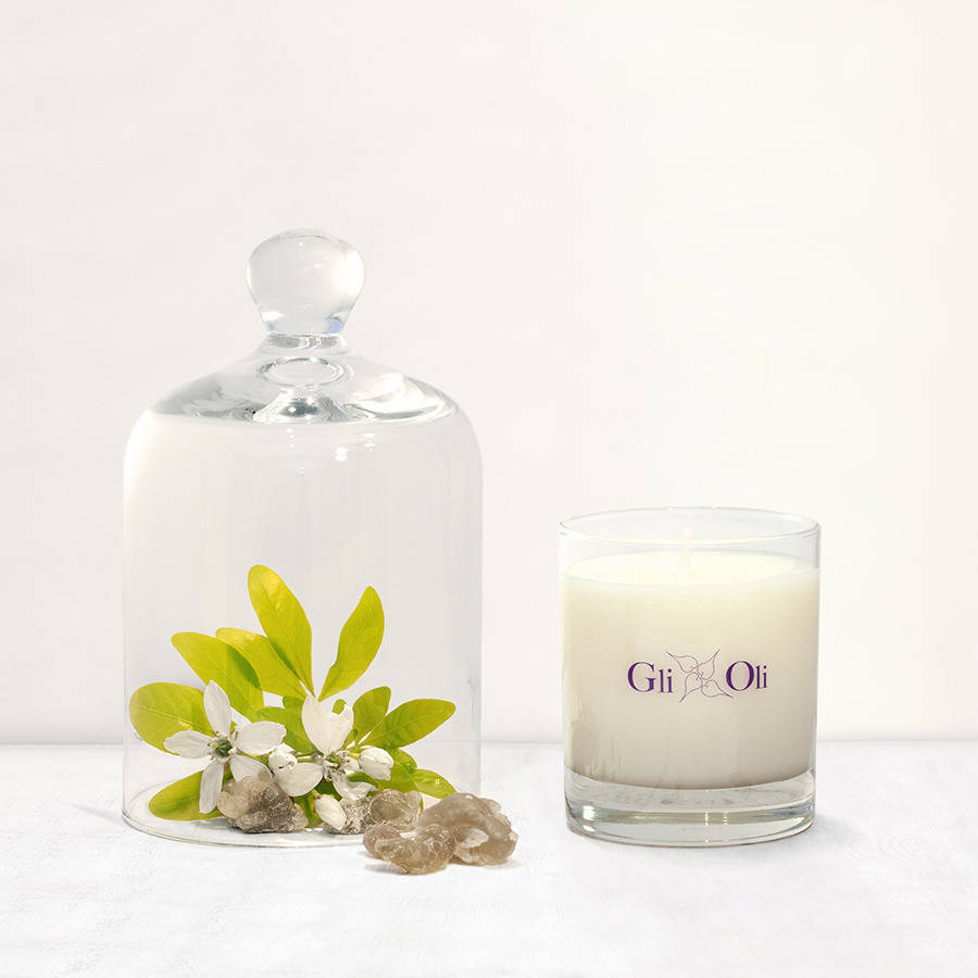 patchouli blend scented candle by gli oli