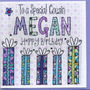 Personalised Cousin Birthday Card, thumbnail 1 of 2