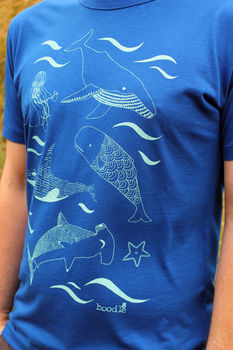 Bamboo Men's Under The Sea T Shirt, 5 of 5