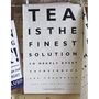 Tea Eye Test Linen Tea Towel, thumbnail 1 of 3
