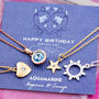 Birthstone Charm Necklace On Gift Card, thumbnail 1 of 12