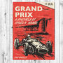 Grand Prix Greetings Card, thumbnail 1 of 2
