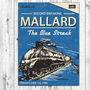 Mallard Train Geetings Card, thumbnail 1 of 2