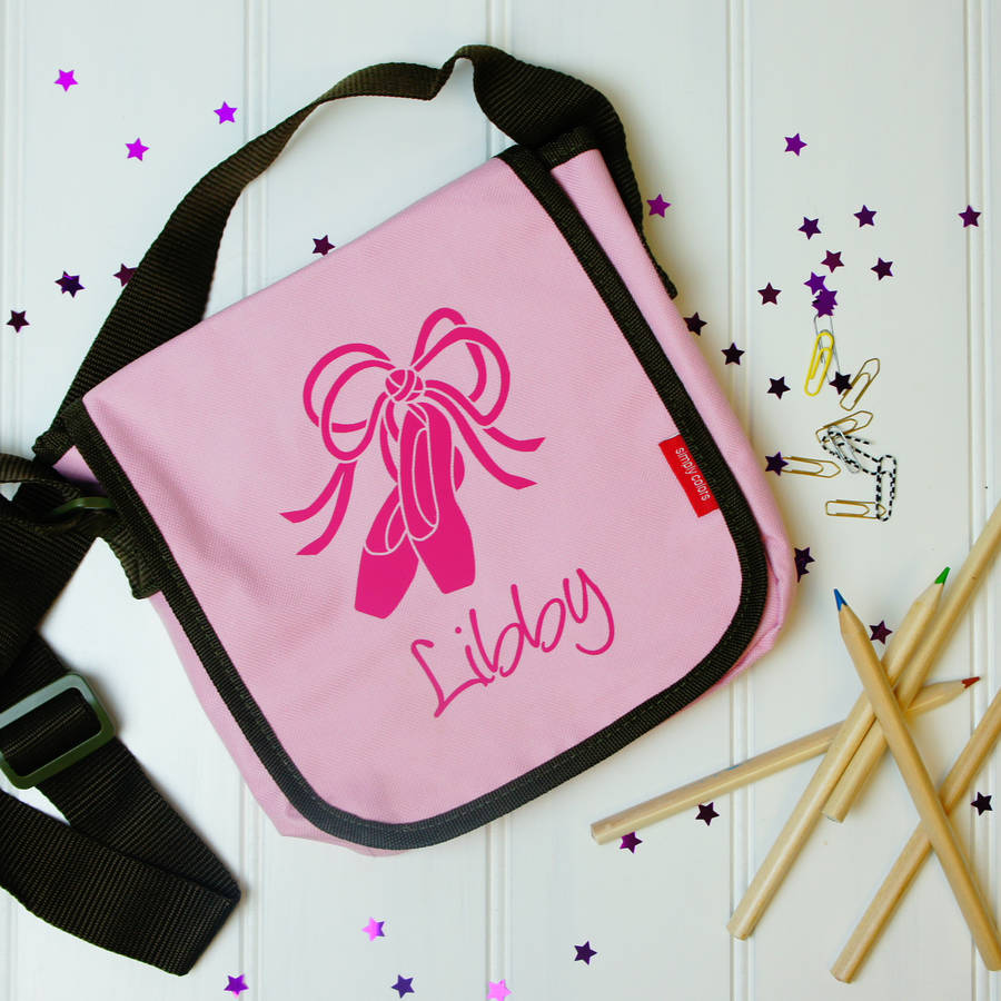 Personalised Girl's Ballet Shoes Bag, 1 of 11