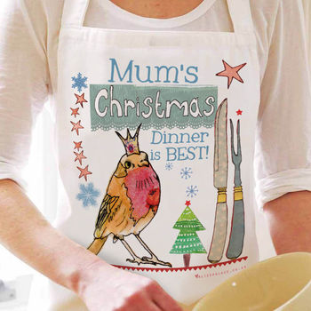 Personalised Christmas Dinner Apron, 3 of 5
