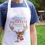 Personalised Christmas Dinner Apron, thumbnail 4 of 5