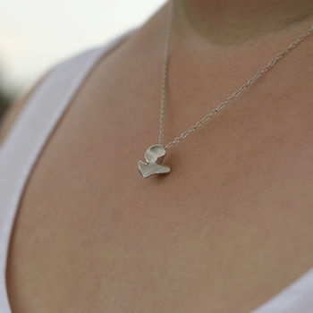 Sterling Silver Small Blossom Necklace Small, 4 of 5