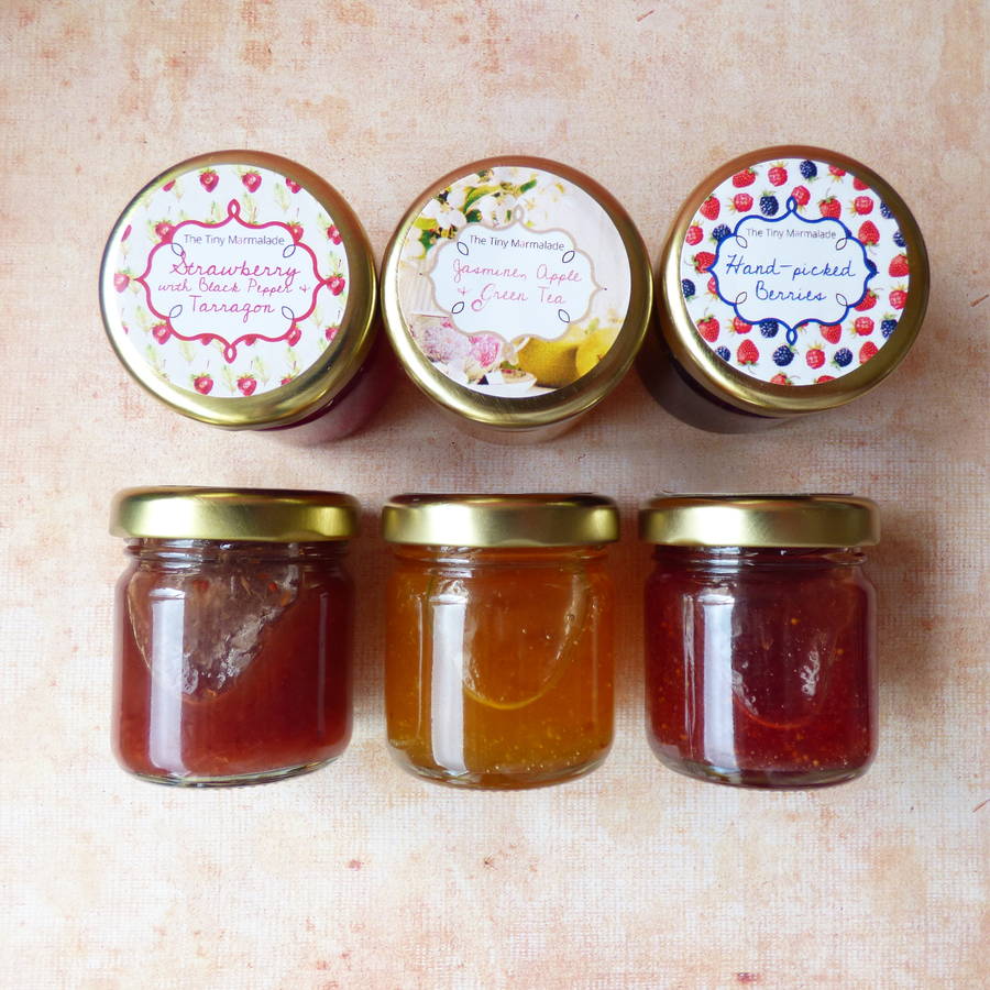Exotic Mini Jam And Marmalade Taster Box By The Tiny Marmalade ...