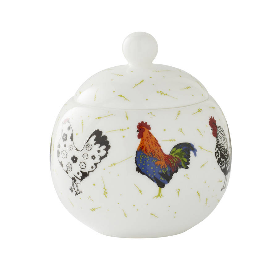 Rooster Sugar Bowl By Ulster Weavers