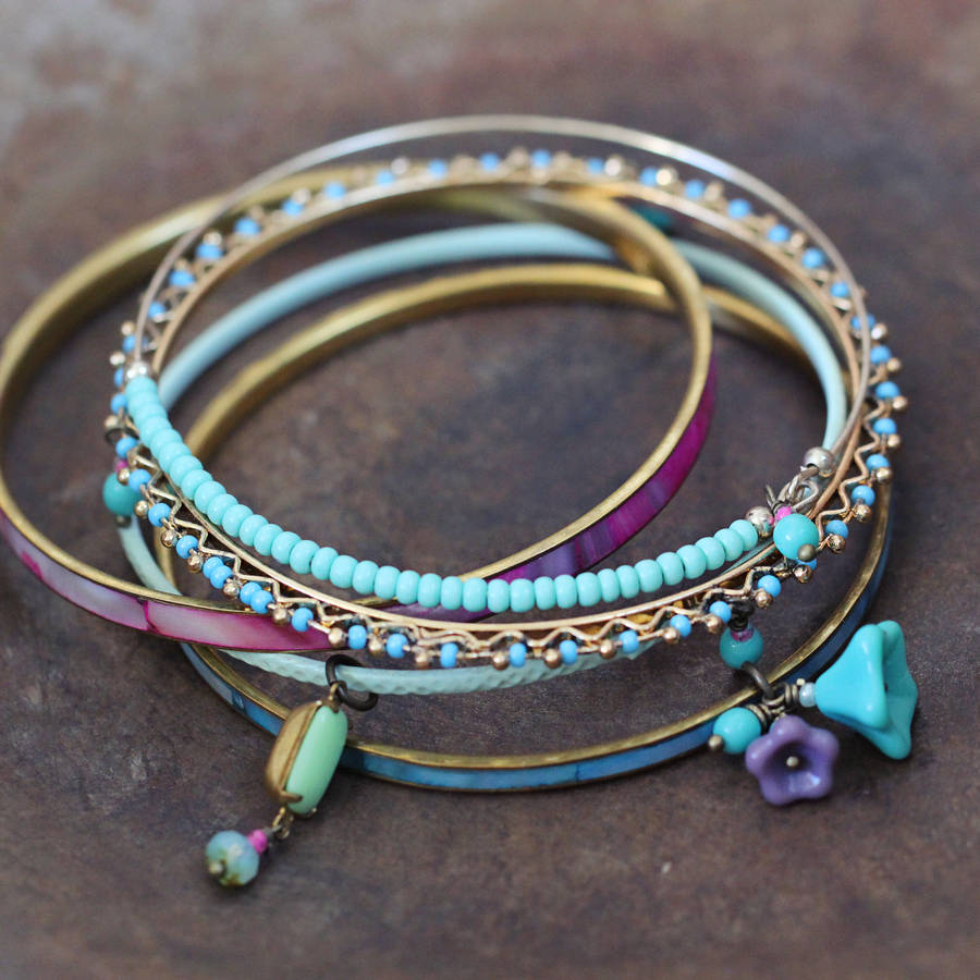 Charm Bangle Set By Artique Boutique