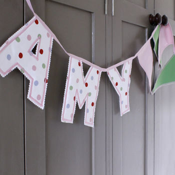 Personalised Letter Bunting, 8 of 9