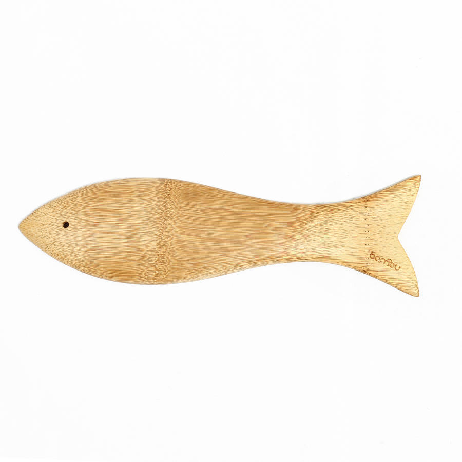 organic bamboo fish décor by green tulip ethical living ...