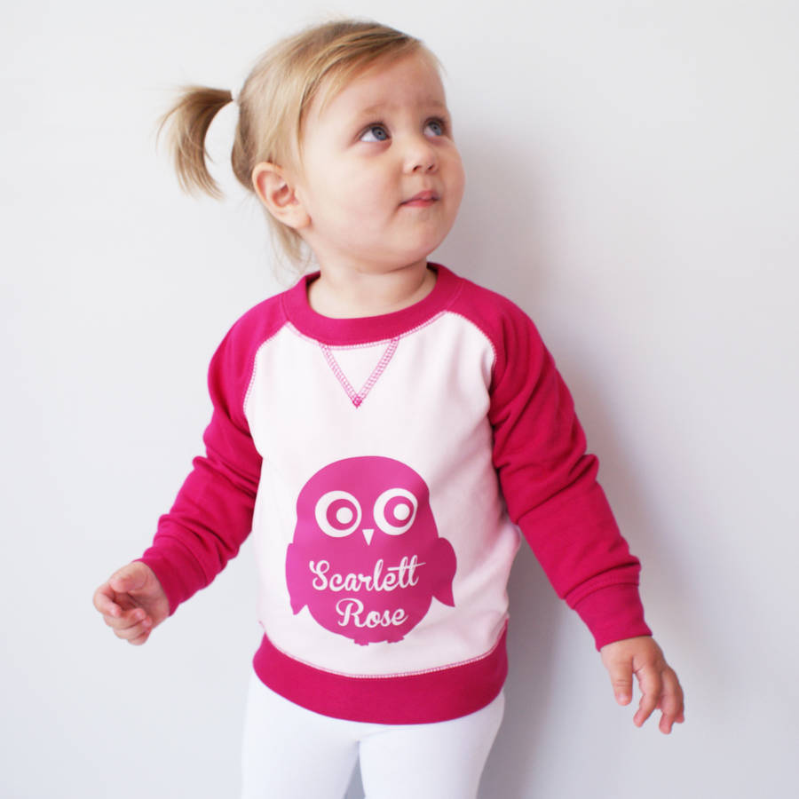 personalised children's colourful animal jumper by sparks and daughters