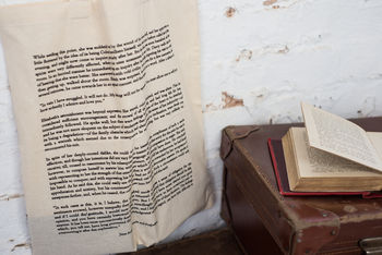 Pride And Prejudice Cotton Book Bag, 2 of 5