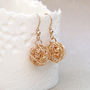 14ct Gold Filled Bird's Nest Necklace And Earrings, thumbnail 4 of 5