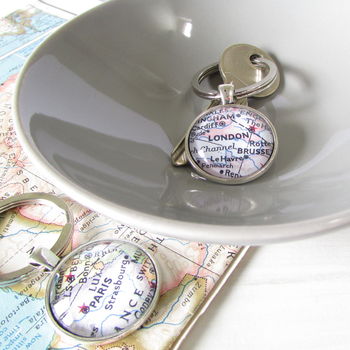 Personalised Location Map Keyring, 7 of 7